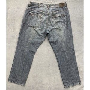 Vintage Sean John Denim Jeans Men's Size 40X34 Distressed Blue 100% Cotton Loved